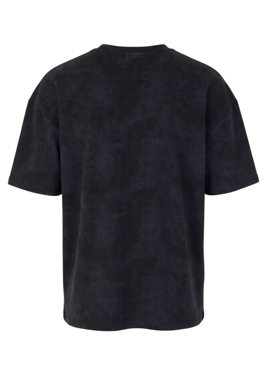 Batik Yıkama Tişört – Siyah (arka yüz)