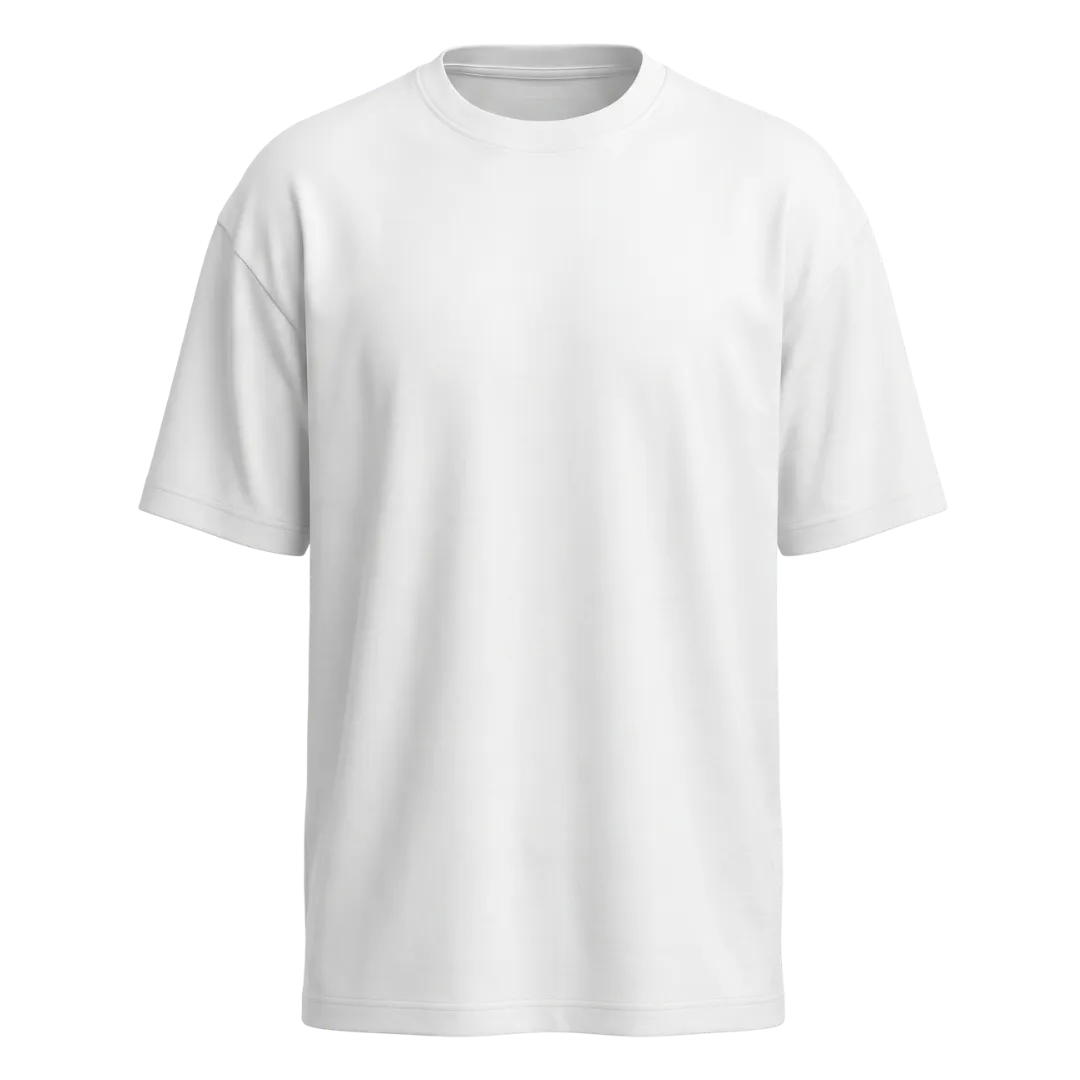 Oversize Tişört 30/2 – Ekru (ön yüz)
